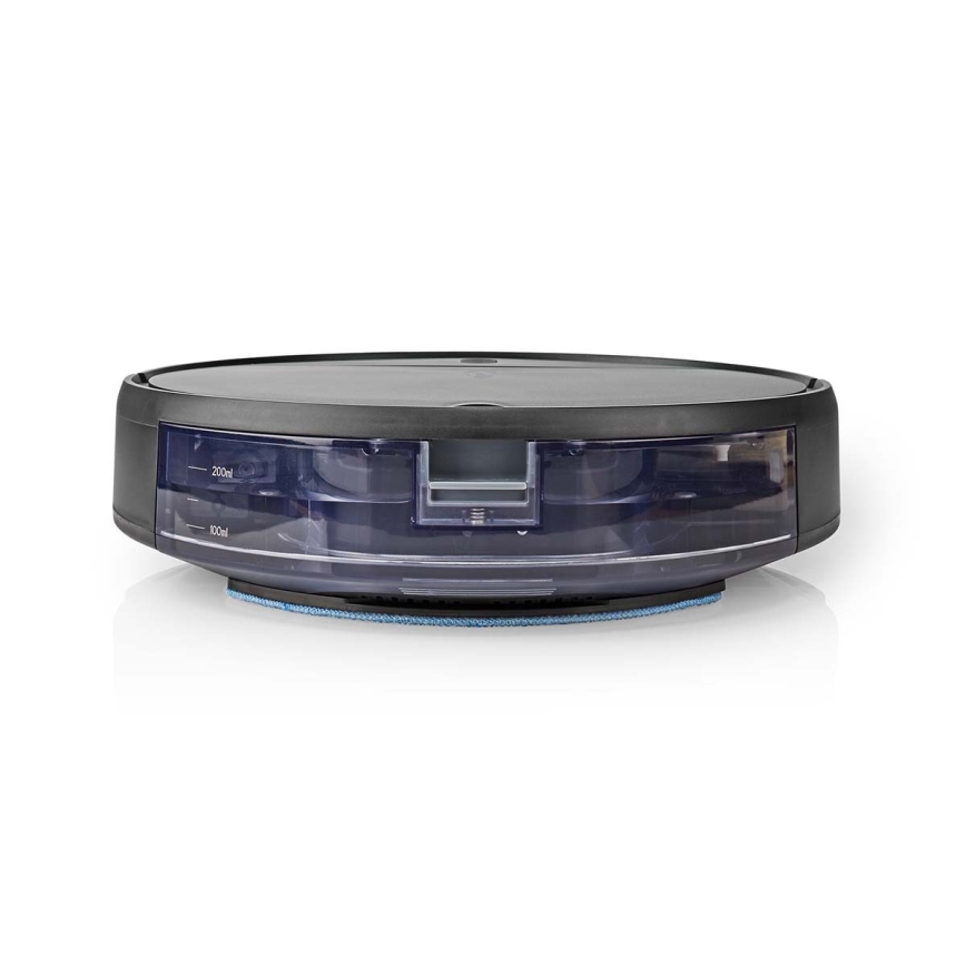 Έξυπνη ρομποτική σκούπα με σφουγγαρίστρα 28W/2500 mAh Wi-Fi μαύρο + τηλεχειριστήριο