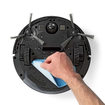 Σκούπα ρομπότ με σφουγγάρισμα 28W/2500 mAh Wi-Fi μαύρο + τηλεχειριστήριο