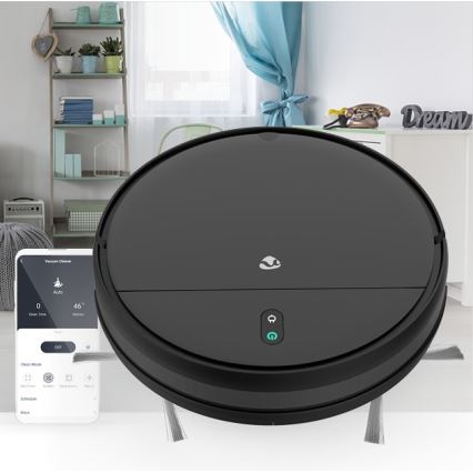 Σκούπα ρομπότ με σφουγγάρισμα 28W/2500 mAh Wi-Fi μαύρο + τηλεχειριστήριο