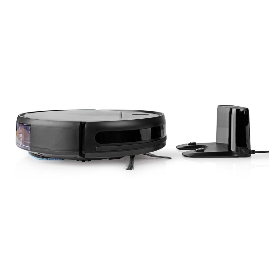 Σκούπα ρομπότ με σφουγγάρισμα 28W/2500 mAh Wi-Fi μαύρο + τηλεχειριστήριο