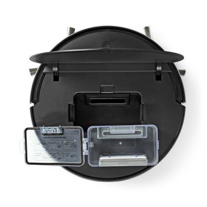 Σκούπα ρομπότ με σφουγγάρισμα 28W/2500 mAh Wi-Fi μαύρο + τηλεχειριστήριο