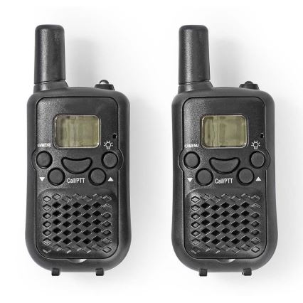 ΣΕΤ 2x Walkie-talkie με φως LED 3xAAA εμβέλεια 5 km