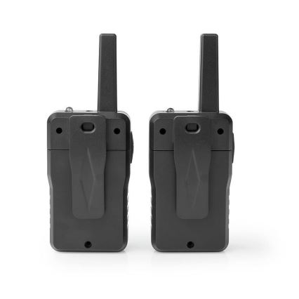 ΣΕΤ 2x Επαναφορτιζόμενο walkie-talkie με  φωτισμό LED 1300 mAh εμβέλεια 10 km