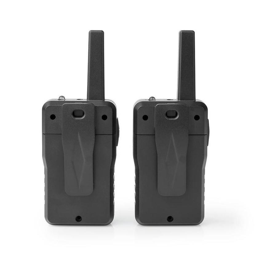 ΣΕΤ 2x Επαναφορτιζόμενο walkie-talkie με  φωτισμό LED 1300 mAh εμβέλεια 10 km