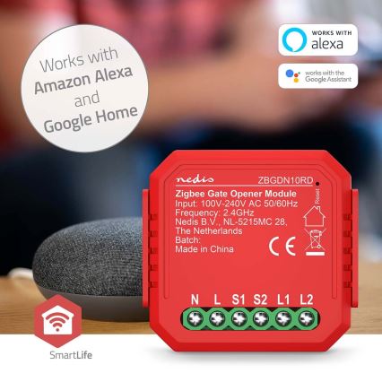 Έξυπνος διακόπτης γκαραζόπορτας SmartLife Zigbee Tuya