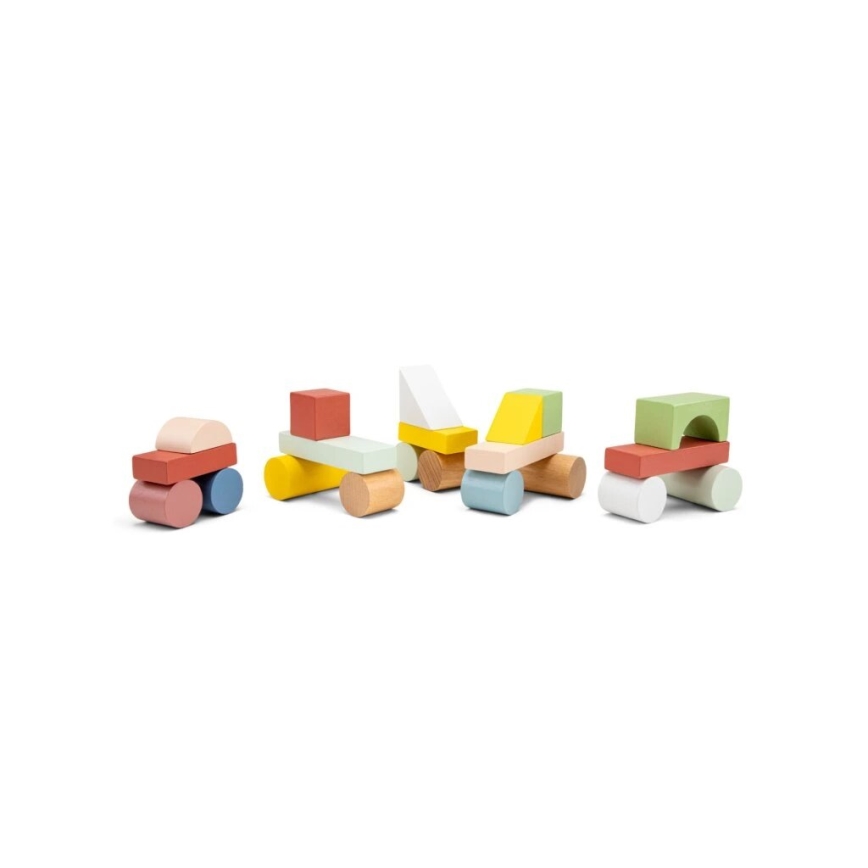 New Classic Toys - Ξύλινο blocks 100 τμχ
