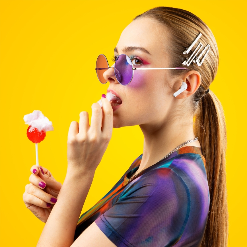 Niceboy Beans 4 - Ασύρματα ακουστικά 300 mAh + 2x 35 mAh IPX4 λευκά