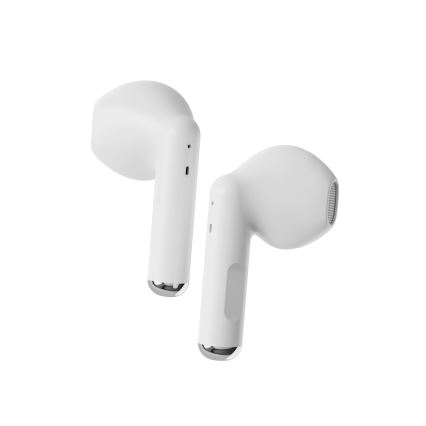 Niceboy Beans 4 - Ασύρματα ακουστικά 300 mAh + 2x 35 mAh IPX4 λευκά