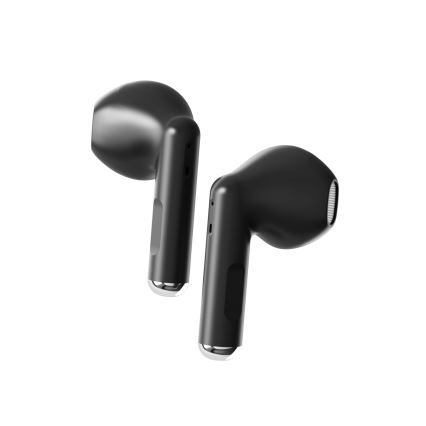 Niceboy Beans 4 - Ασύρματα ακουστικά 300 mAh + 2x 35 mAh IPX4 μαύρο