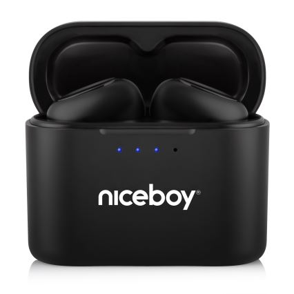 Niceboy HIVE Podsie 4 - Ασύρματα ακουστικά IP54 μαύρο