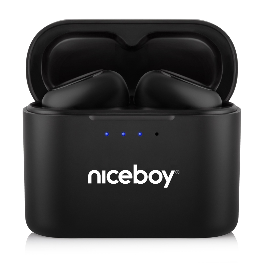 Niceboy HIVE Podsie 4 - Ασύρματα ακουστικά IP54 μαύρο
