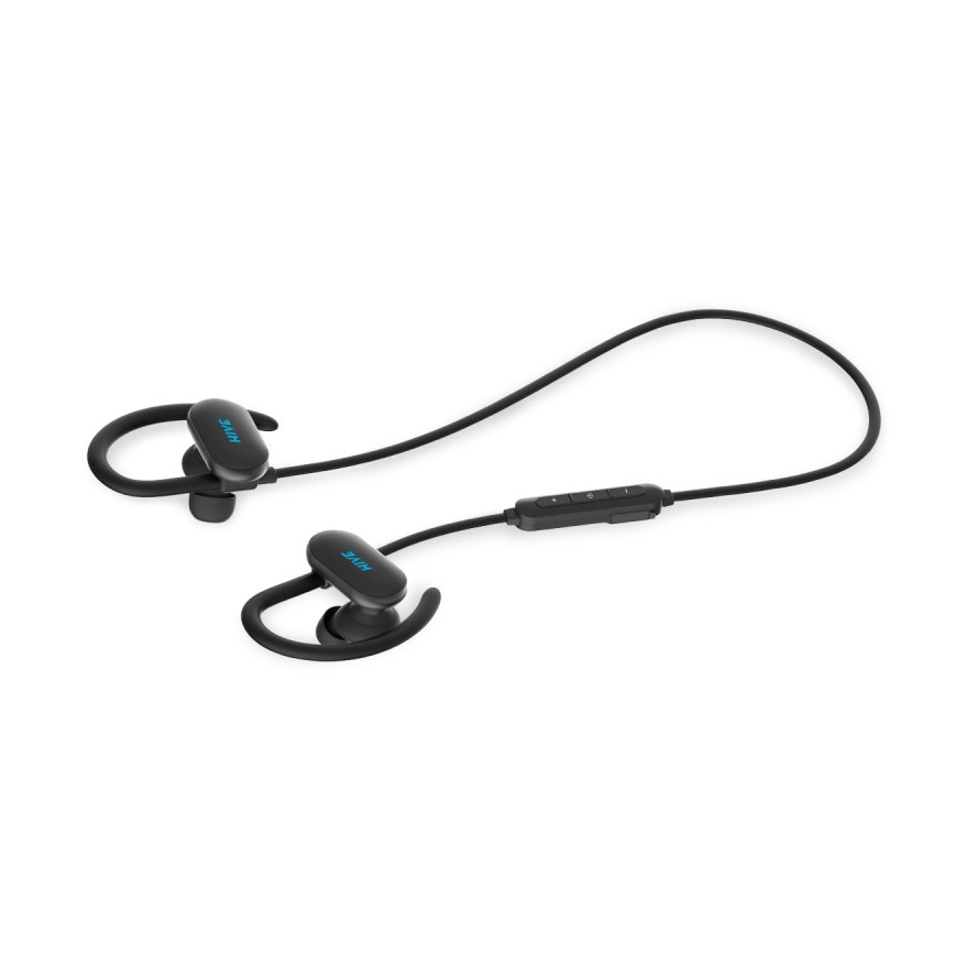 Niceboy HIVE sport 2 - Αθλητικά ακουστικά με μικρόφωνο, προστασία IPX5, μαύρα