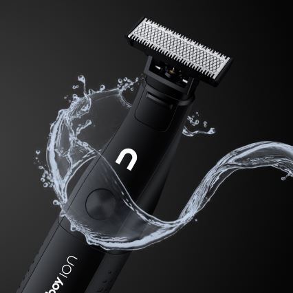 Niceboy ION AirBlade - Ξυριστική μηχανή προσώπου 5W/5V 800 mAh IPX6 μαύρο