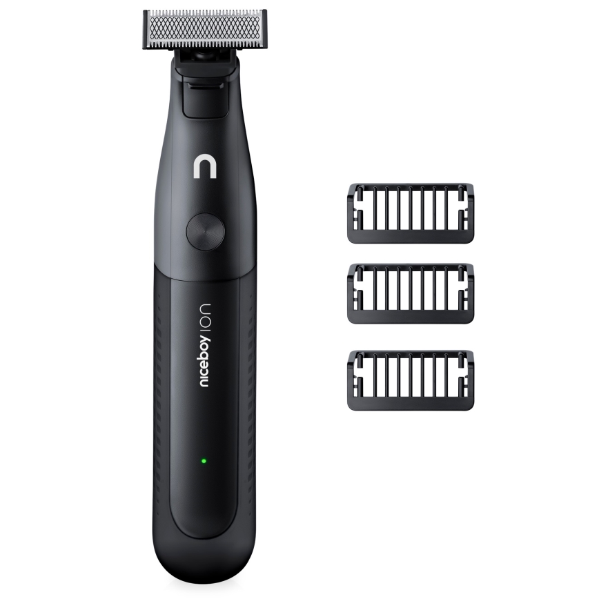 Niceboy ION AirBlade - Ξυριστική μηχανή προσώπου 5W/5V 800 mAh IPX6 μαύρο