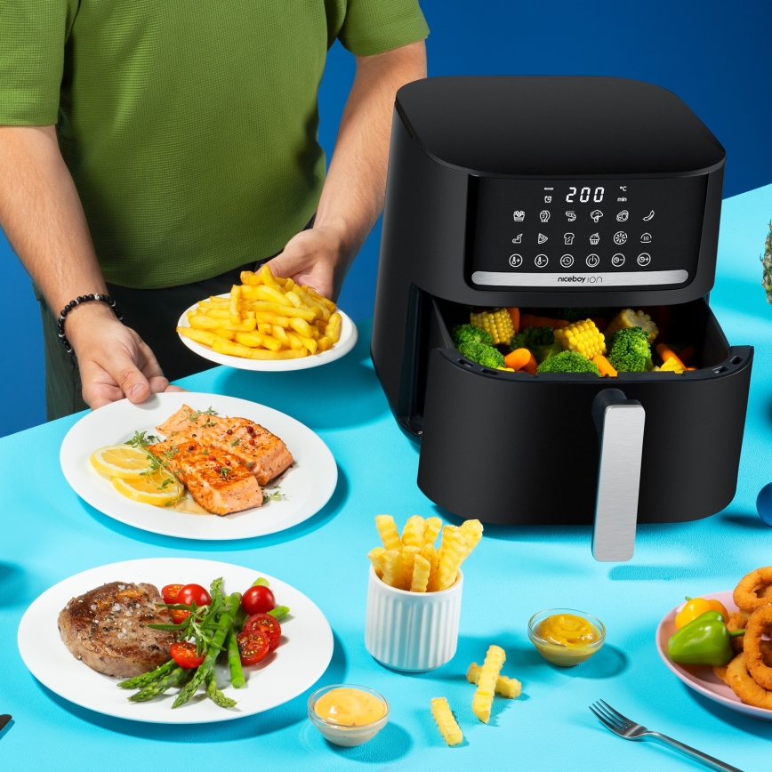 Niceboy ION AirFryer PRO - Φριτέζα θερμού αέρα 6,5 l 1600W/230V