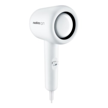 Niceboy ION AirSonic POP - Πιστολάκι μαλλιών 1400W/230V λευκό