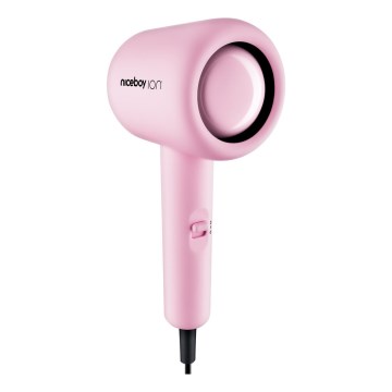 Niceboy ION AirSonic POP - Πιστολάκι μαλλιών 1400W/230V ροζ