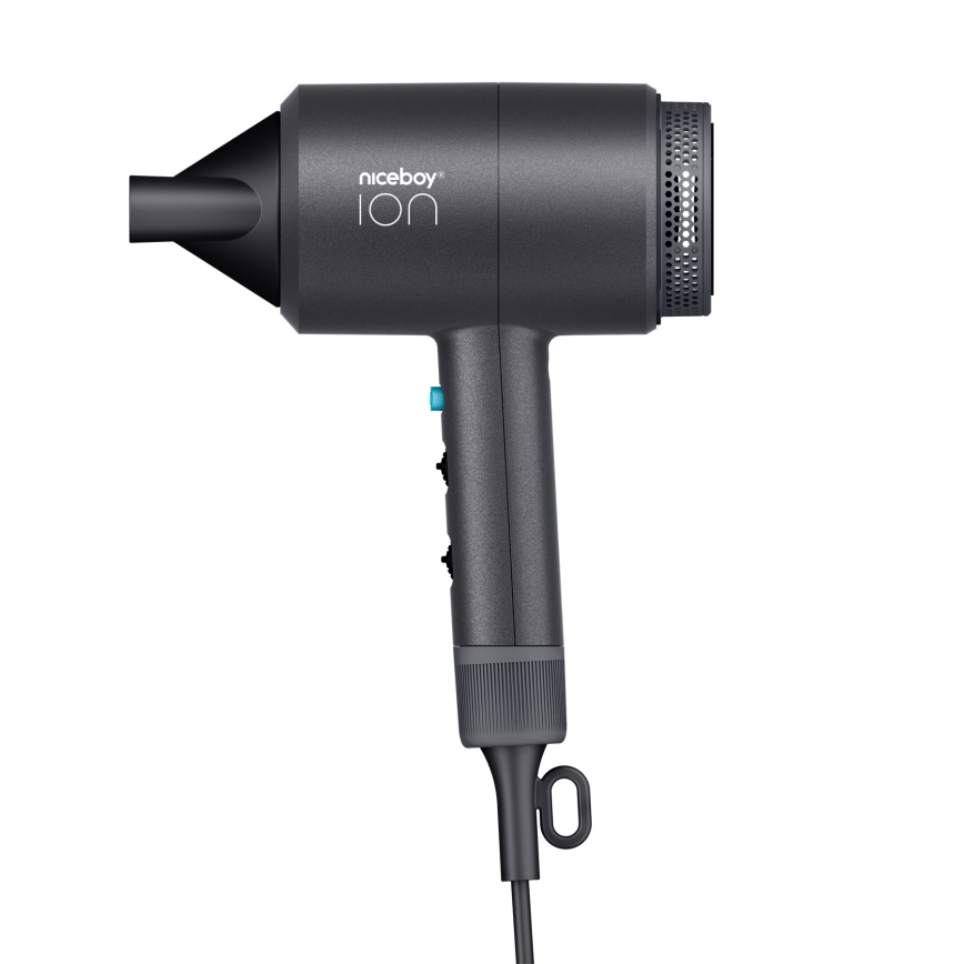 Niceboy ION AirSonic STAR - Πιστολάκι μαλλιών 2100W/230V μαύρο