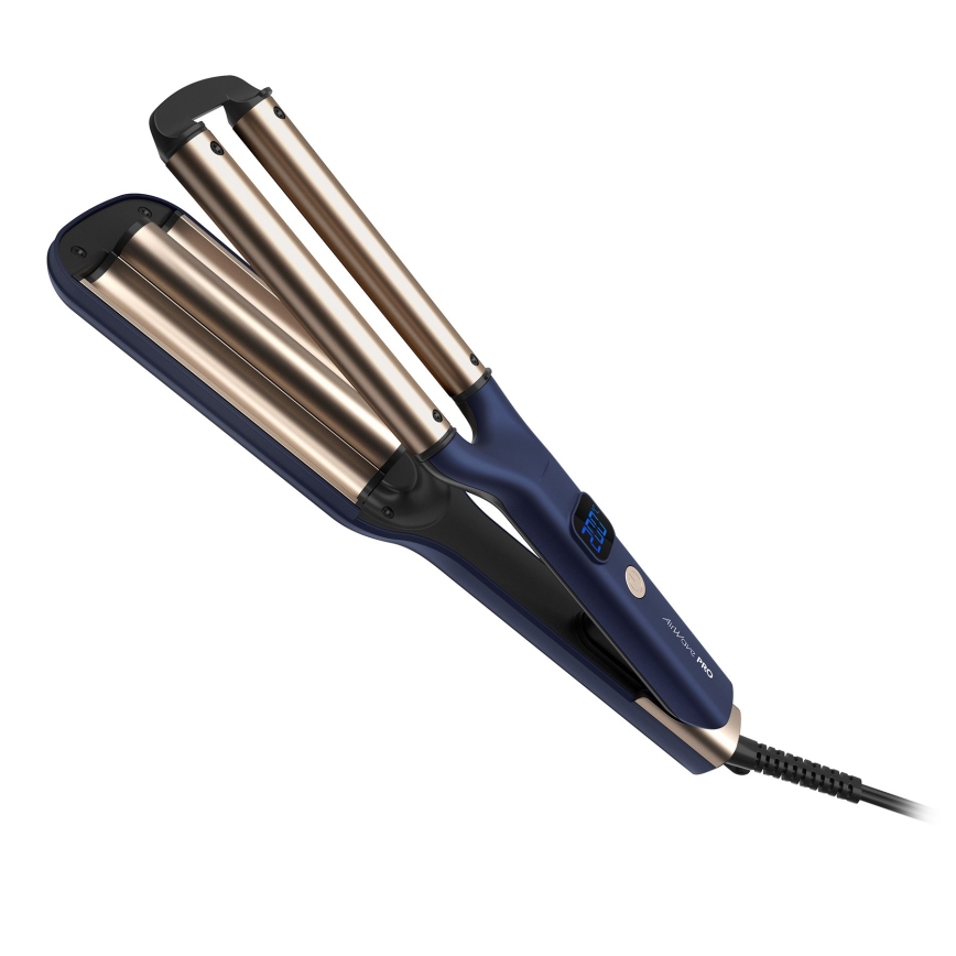 Niceboy ION AirWave PRO - Ψαλίδι μαλλιών για κυματιστά μαλλιά 100W/230V μπλε