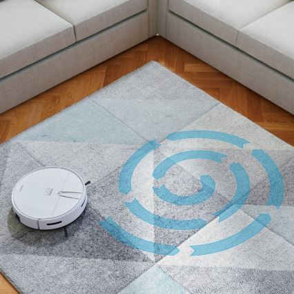 Niceboy ION Charles i4 - Έξυπνη ρομποτική σκούπα 2 σε 1 4400 mAh Wi-Fi λευκό + τηλεχειριστήριο