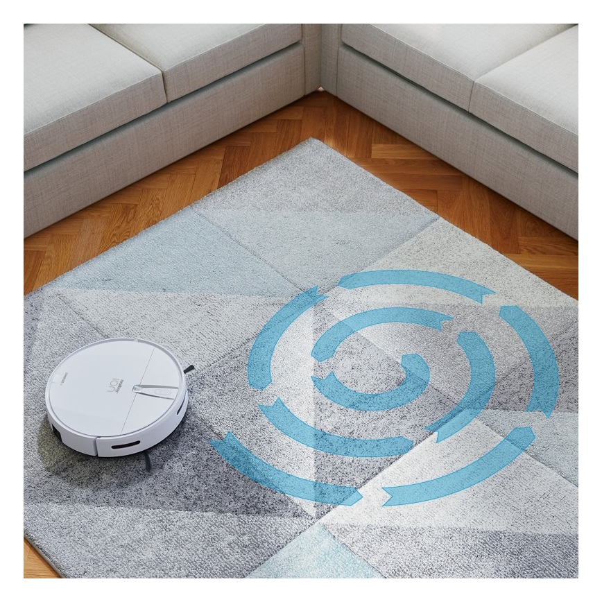 Niceboy ION Charles i4 - Έξυπνη ρομποτική σκούπα 2 σε 1 4400 mAh Wi-Fi λευκό + τηλεχειριστήριο