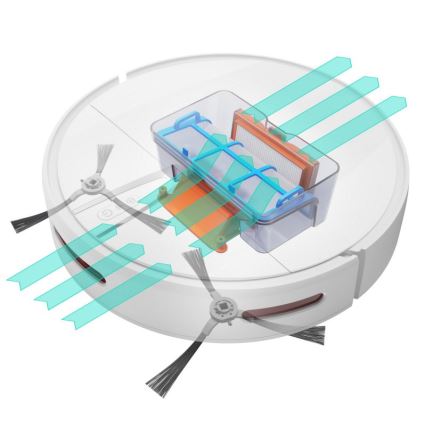 Niceboy ION Charles i4 - Έξυπνη ρομποτική σκούπα 2 σε 1 4400 mAh Wi-Fi λευκό + τηλεχειριστήριο