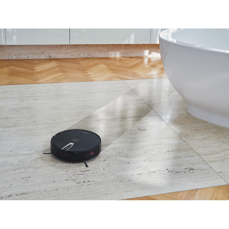 Niceboy ION Charles i4 - Έξυπνη ρομποτική σκούπα 2 σε 1 4400 mAh Wi-Fi μαύρο + τηλεχειριστήριο