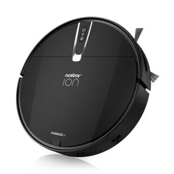Niceboy ION Charles i4 - Έξυπνη ρομποτική σκούπα 2 σε 1 4400 mAh Wi-Fi μαύρο + τηλεχειριστήριο
