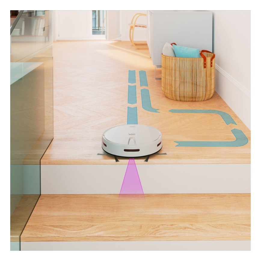 Niceboy ION Charles i4 - Σκούπα ρομπότ 2σε1 4400 mAh Wi-Fi λευκό + τηλεχειριστήριο