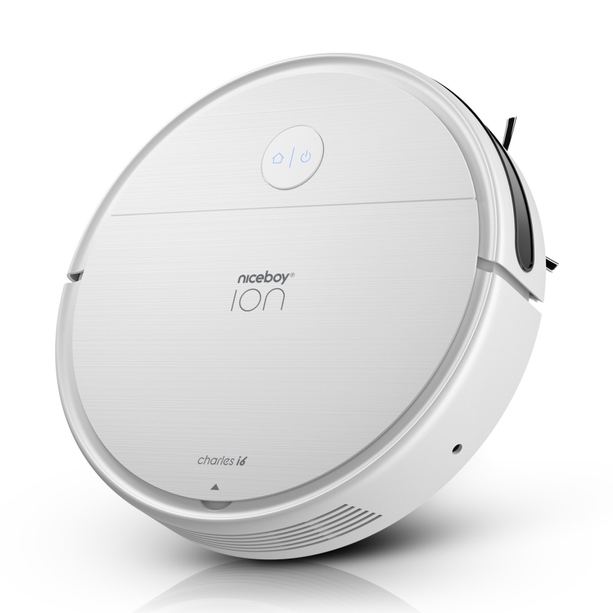 Niceboy ION Charles i6 - Έξυπνη ρομποτική σκούπα 2 σε 1 2600 mAh Wi-Fi λευκό
