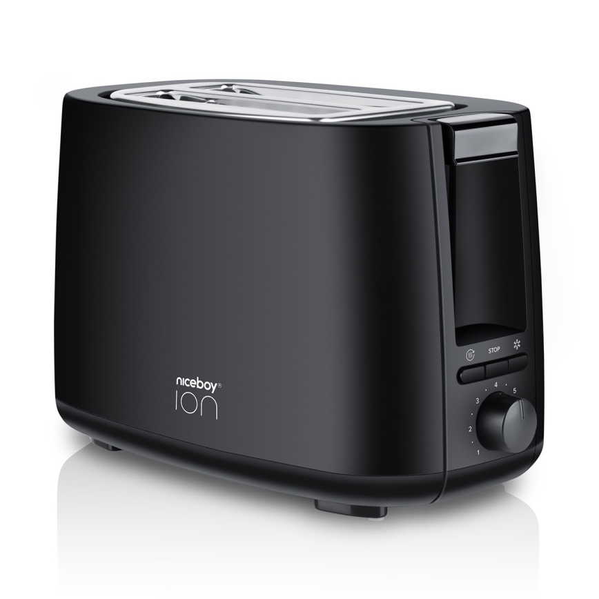 Niceboy ION Cruncher C1 - Φρυγανιέρα 2 θέσεων και επίπεδα ροδίσματος 750W/230V μαύρο