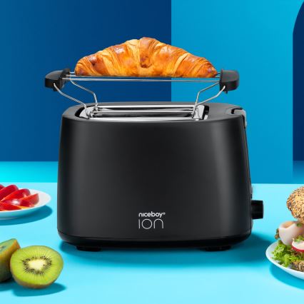 Niceboy ION Cruncher C1 - Φρυγανιέρα 2 θέσεων και επίπεδα ροδίσματος 750W/230V μαύρο