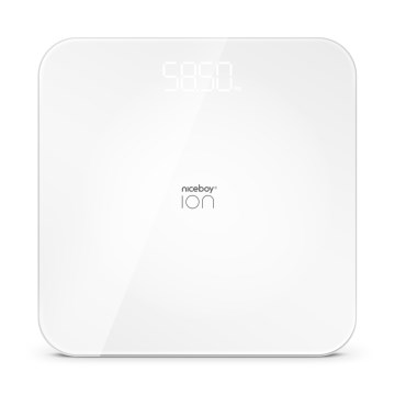Niceboy ION FitScale - Ψηφιακή ζυγαριά 3xAAA λευκό