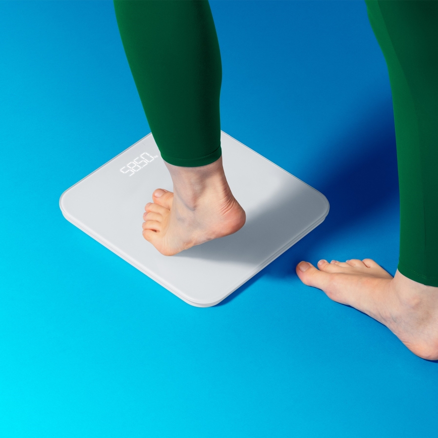 Niceboy ION FitScale - Ψηφιακή ζυγαριά 3xAAA λευκό