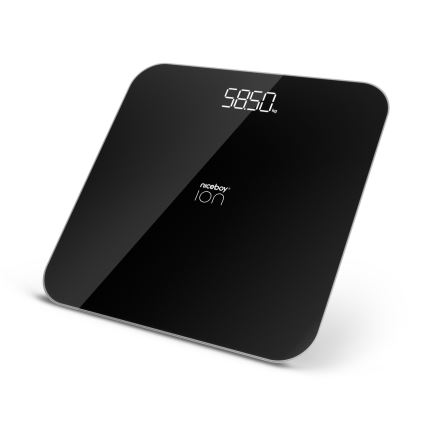 Niceboy ION FitScale - Ψηφιακή ζυγαριά 3xAAA μαύρο