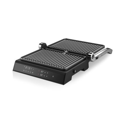 Niceboy ION Grillmaster - Ψησταριά/Γκριλιέρα 2000W/230V μαύρο/ματ χρώμιο