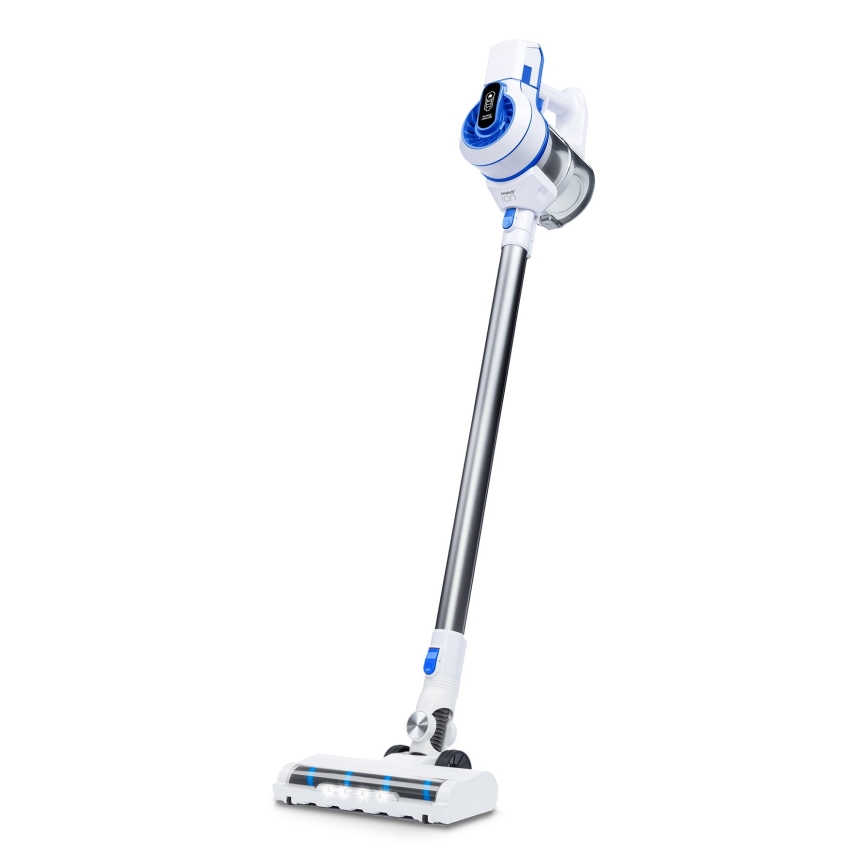 Niceboy ION Hurricane H5 - Ασύρματη ράβδος ηλεκτρικής σκούπας 2 σε 1 150W/2200 mAh λευκό/μπλε