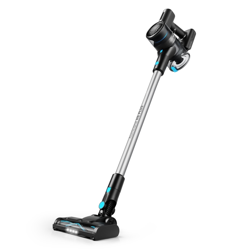 Niceboy ION Hurricane H5 Plus - Ασύρματη ράβδος ηλεκτρικής σκούπας 2 σε 1 140W/2200 mAh μαύρο