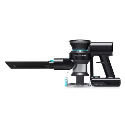 Niceboy ION Hurricane H5 Plus - Ασύρματη ράβδος ηλεκτρικής σκούπας 2 σε 1 140W/2200 mAh μαύρο