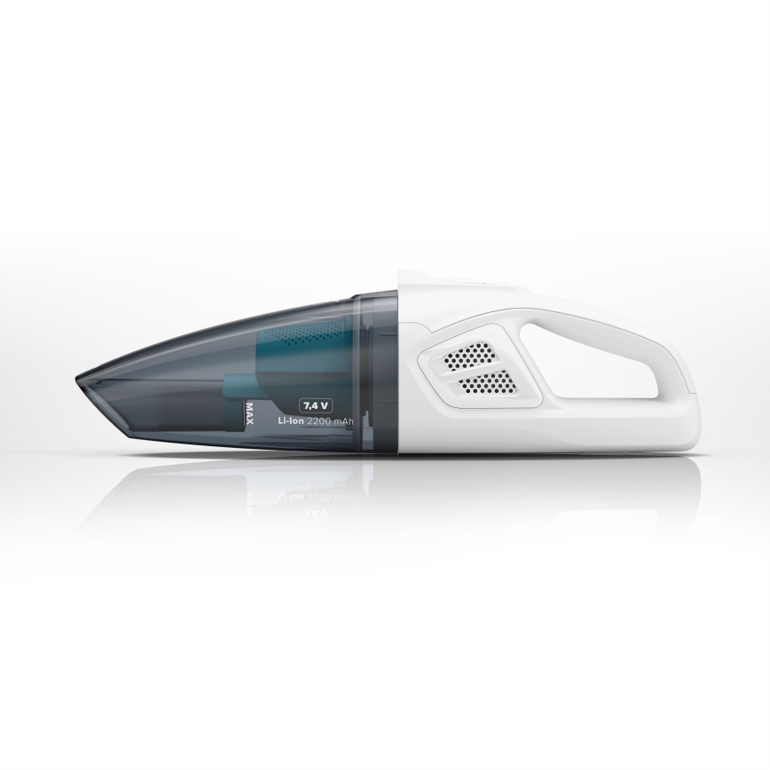 Niceboy ION Hurricane R1 - Επαναφορτιζόμενο σκουπάκι χειρός 50W/2200 mAh λευκό/μπλε