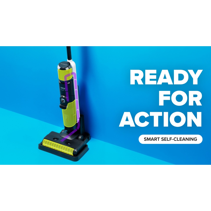 Niceboy ION Hurricane W9 - Επαναφορτιζόμενη Σκούπα Stick 2σε1 180W/2600 mAh μαύρο