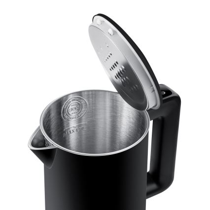 Niceboy ION SmartKettle - Έξυπνος βραστήρας με θερμοστάτη 1,7 l 2200W/230V Wi-Fi μαύρο