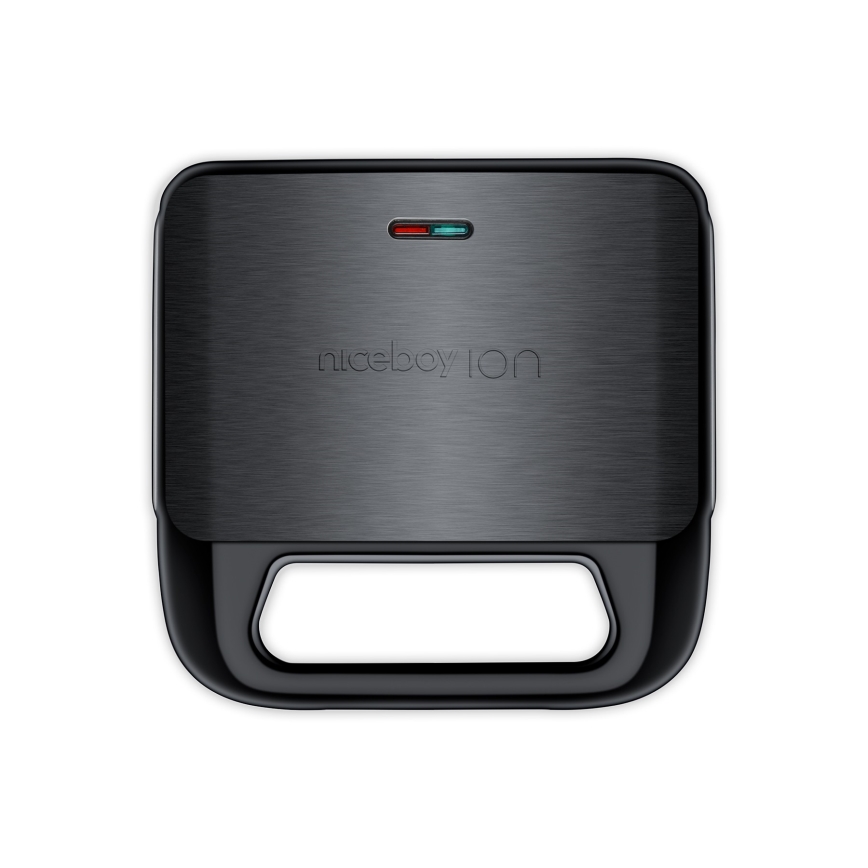 Niceboy ION Snacker S3 - Τοστιέρα 3σε1 750W/230V ανοξείδωτο ατσάλι/μαύρο