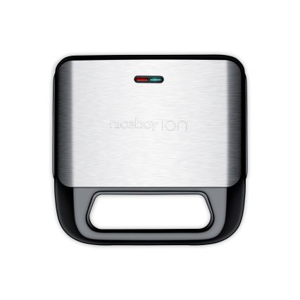 Niceboy ION Snacker S3 - Τοστιέρα 3σε1 750W/230V ανοξείδωτο ατσάλι/μαύρο