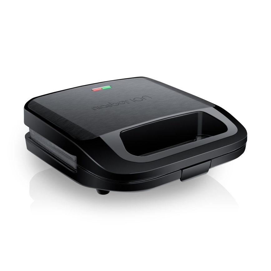 Niceboy ION Snacker S3 - Τοστιέρα 3σε1 750W/230V ανοξείδωτο ατσάλι/μαύρο