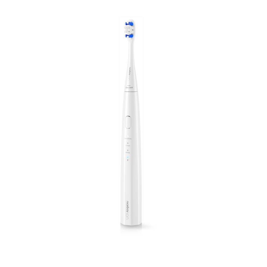 Niceboy ION Sonic Kids - Παιδική οδοντόβουρτσα με ήχο 500 mAh IPX7 λευκό
