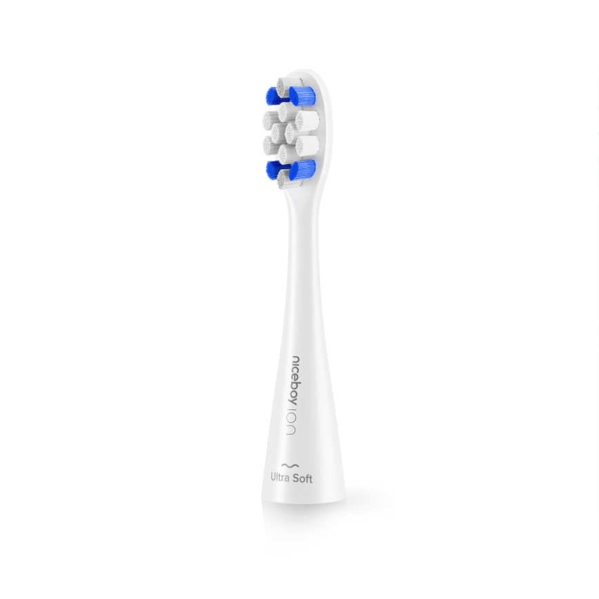 Niceboy ION Sonic Kids - Παιδική οδοντόβουρτσα με ήχο 500 mAh IPX7 λευκό