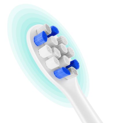 Niceboy ION Sonic Kids - Παιδική οδοντόβουρτσα με ήχο 500 mAh IPX7 λευκό