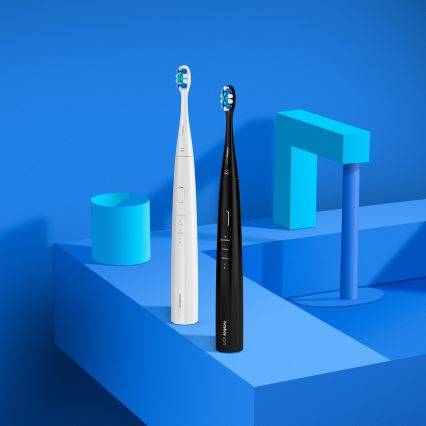 Niceboy ION Sonic Lite - Ηλεκτρική οδοντόβουρτσα με ηχητική τεχνολογία 500 mAh IPX7 λευκό