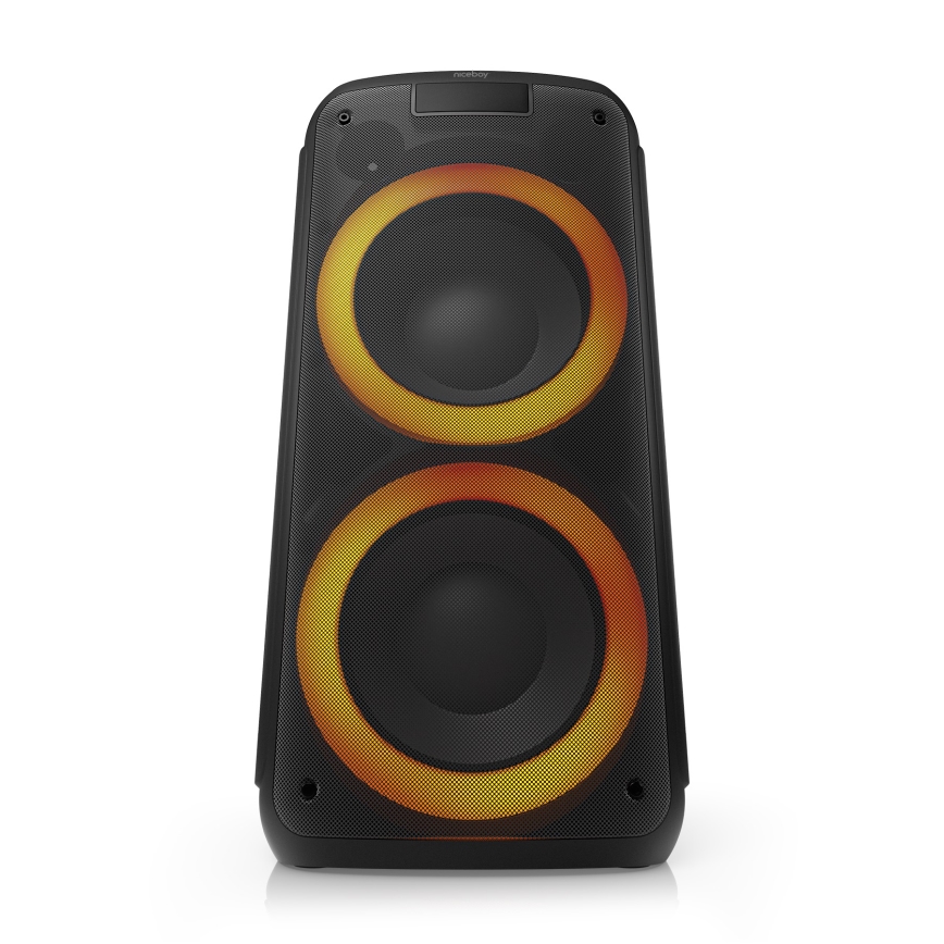 Niceboy PARTY Boss 2 - Ασύρματο ηχείο LED με μικρόφωνο και λειτουργία powerbank 200W/4500 mAh + τηλεχειριστήριο